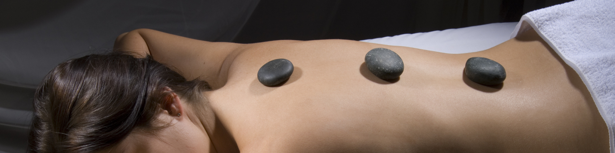 Massage, hot stones